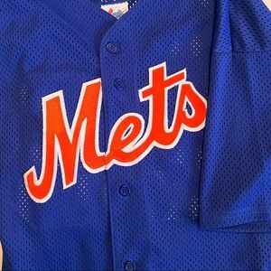 Majestic New York Mets Spring Training Jersey 2X Baseball Mens Stitched #25